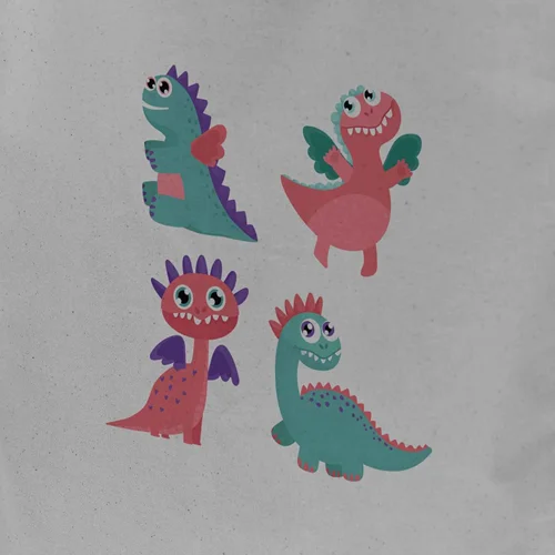 تت بگ cute dino's
