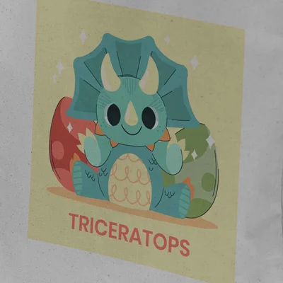 تت بگ baby triceratops